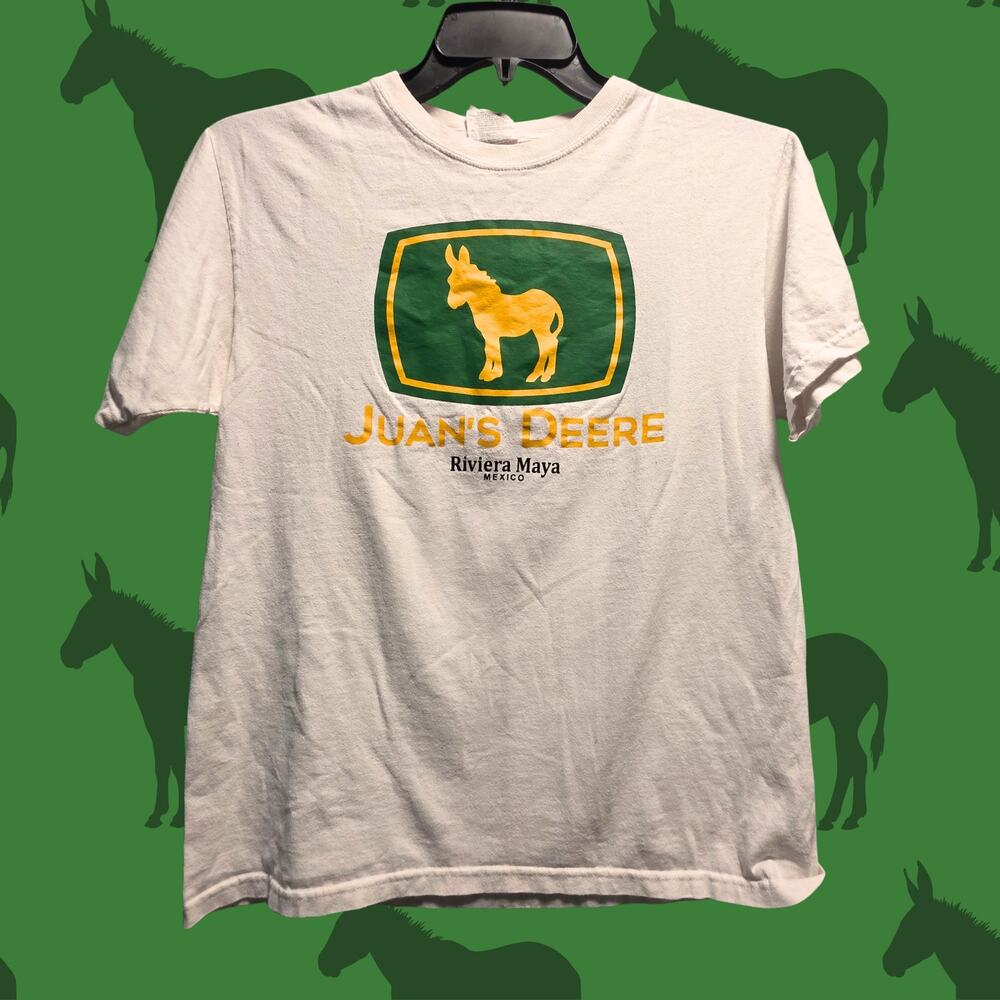 Vintage "Juan's Deere" Riviera Maya Graphic Tee